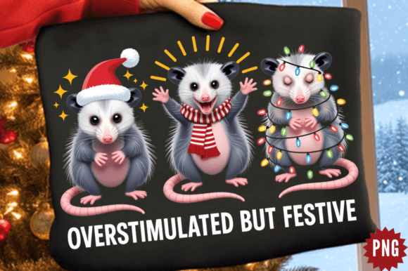 Download Overstimulated but Festive Possum Christ - Premium Bundle