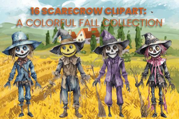 Download Scarecrow Clipart in Various Colors - Premium Resources