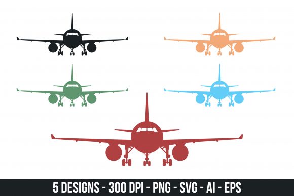 Download Airplane Clipart Set. - Airplane clipart Collection