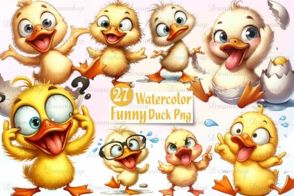 Download Funny Cute Duck Clipart Bird Clipart Png - Duck Collection