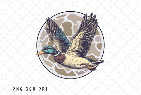 Download Camo Flying Mallard Duck Hunting PNG - Duck Collection