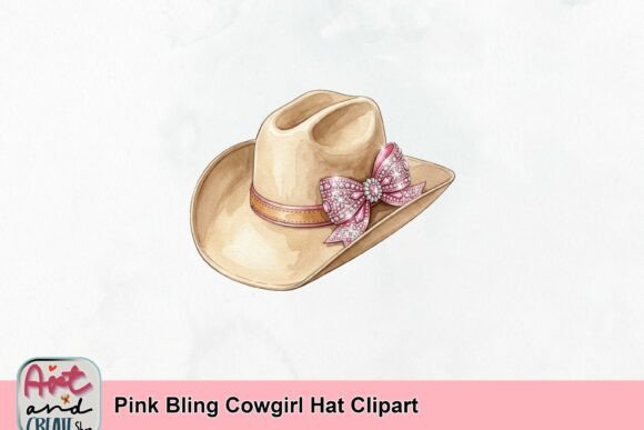 Download Pink Bling Cowgirl Hat Clipart - Cowgirl hat clipart Collection