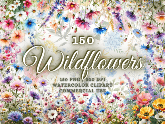 Download Wildflowers Clipart - Wildflowers Png - Wildflowers clipart Collection
