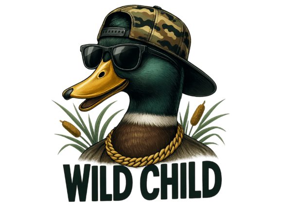 Download Wild Child Country Western Duck Png - Duck Collection