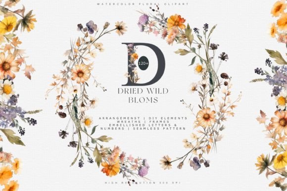 Download Autumn Wildflowers Clipart Collection - Wildflowers clipart Collection